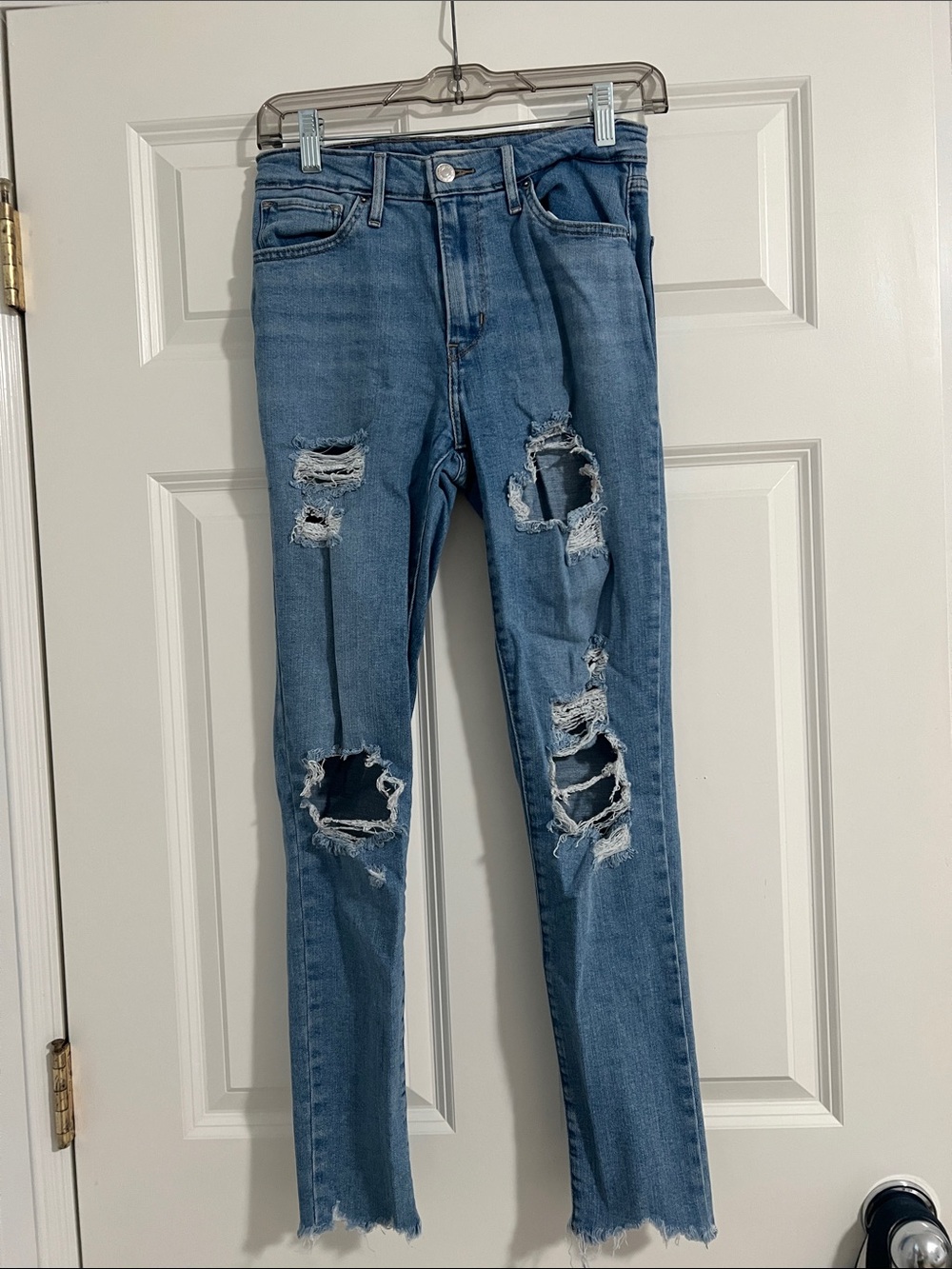 Women’s Levi’s Ripped High Rise Skinny Jeans